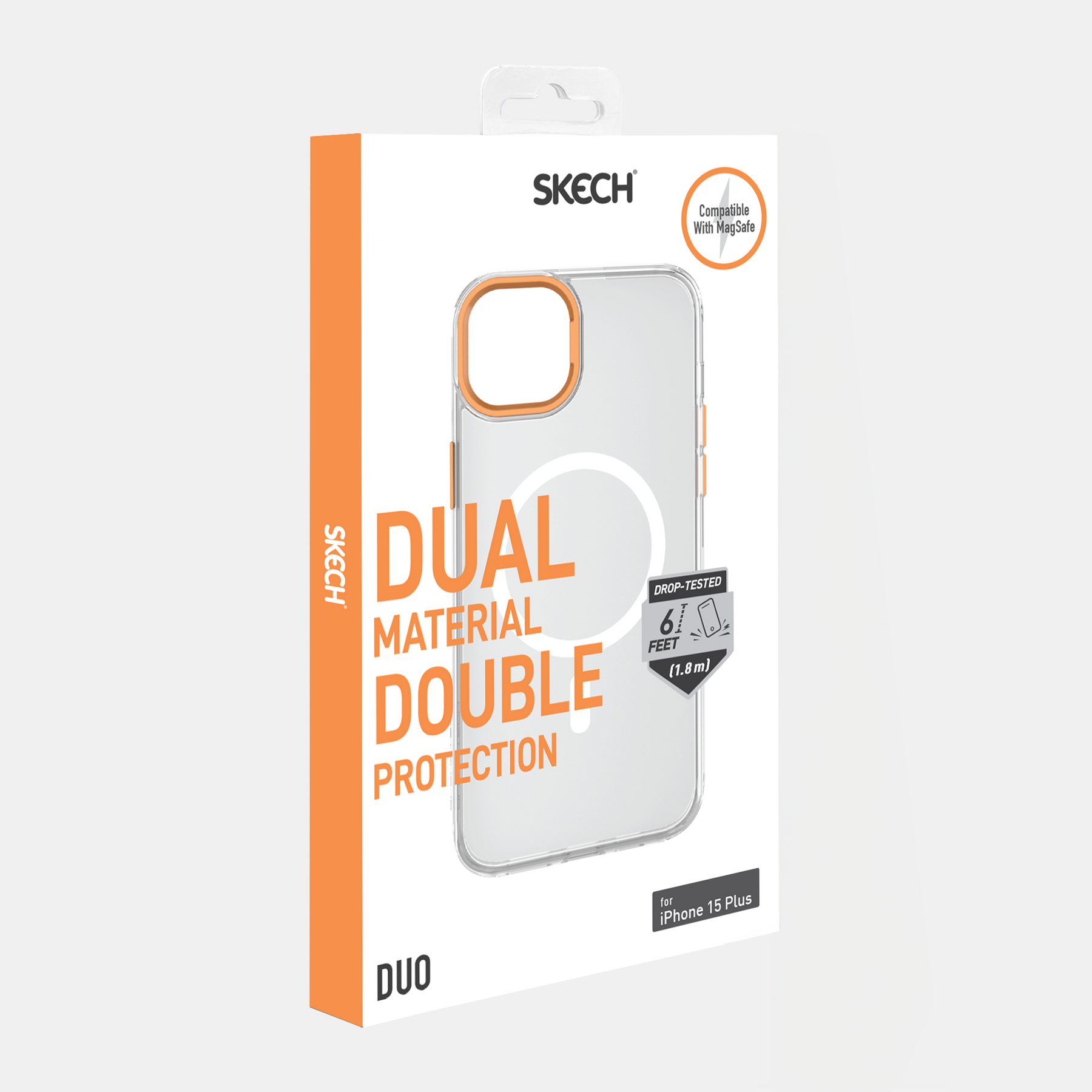 Duo Case for iPhone 15 Plus - Skech Mobile Products#color_duo-orange