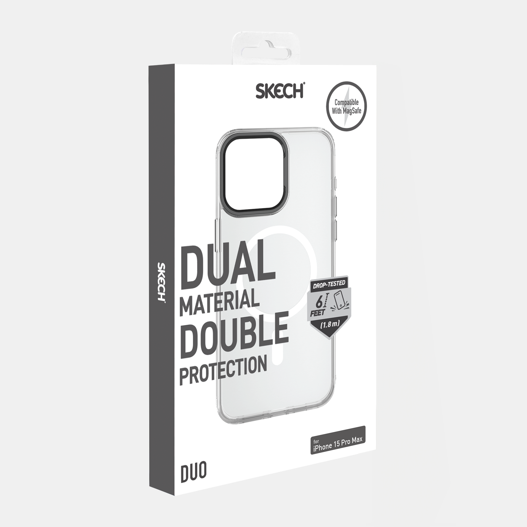 Duo Case for iPhone 15 Pro Max - Skech Mobile Products#color_duo-gray