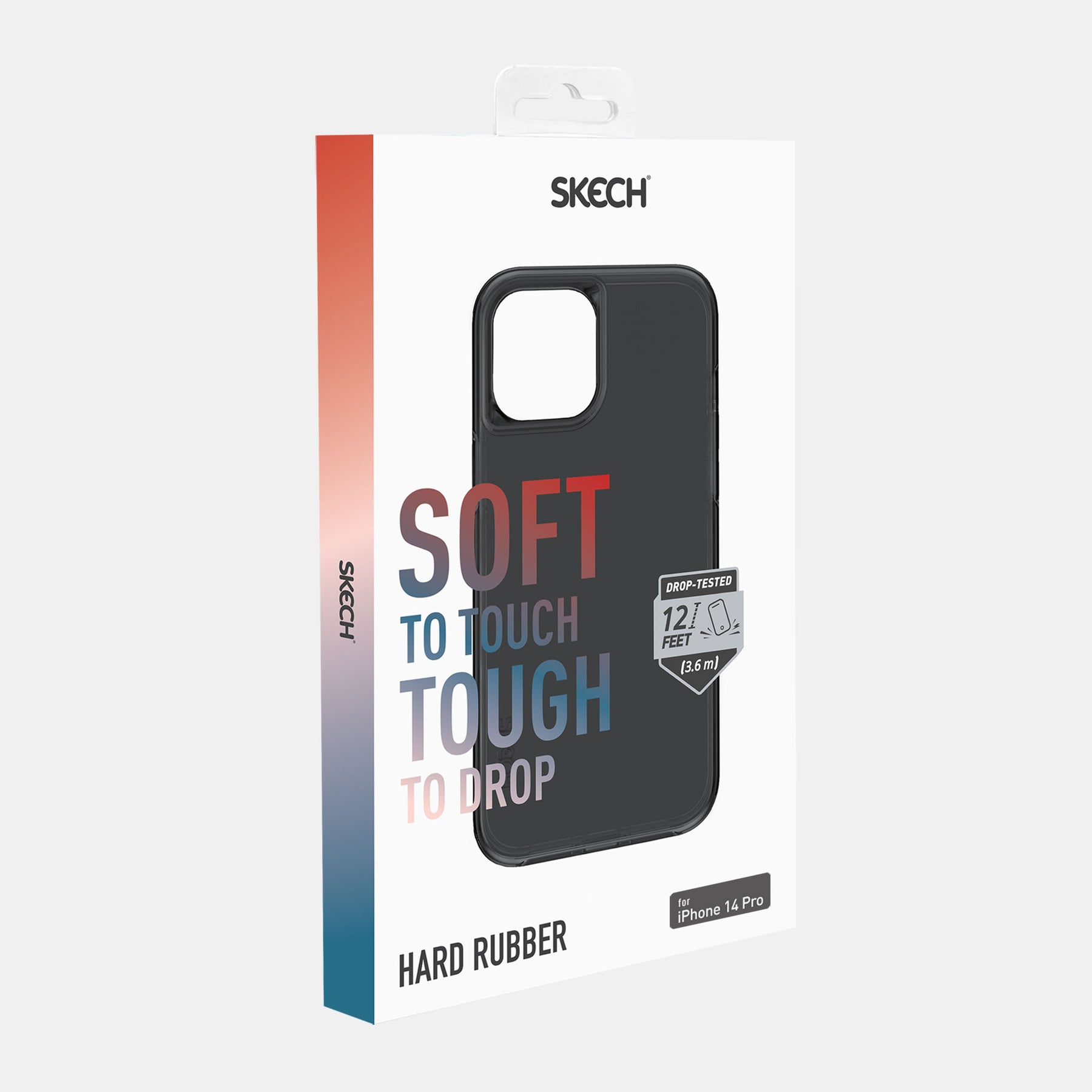 Hard Rubber Case for iPhone 14 Pro - Skech Mobile Products#color_black